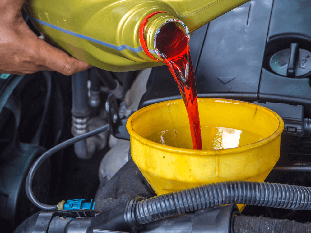 Transmission fluid helps ensure smooth gear shifts